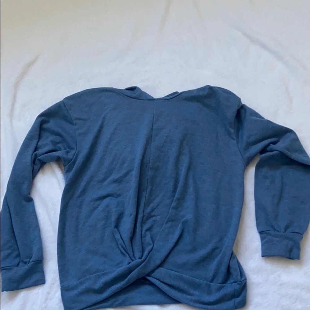 Girls long sleeve with front knot